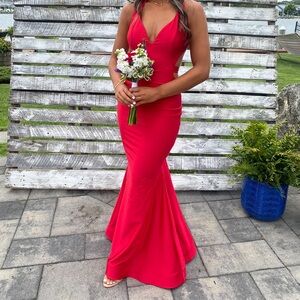 Jessica Angel prom dress size small with bustle like new